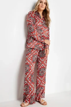 Tall Tile Print Long Sleeve Shirt