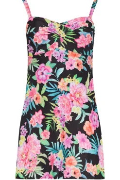 Tall Tropical Print Swim Dress