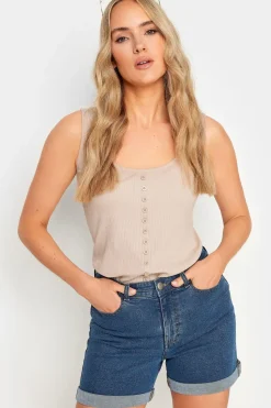 Tall Turn Up Denim Mom Shorts