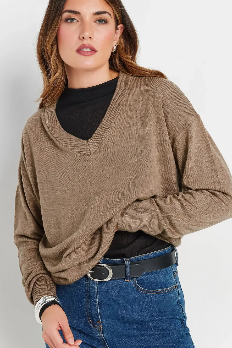 Tall V-Neck Jumper