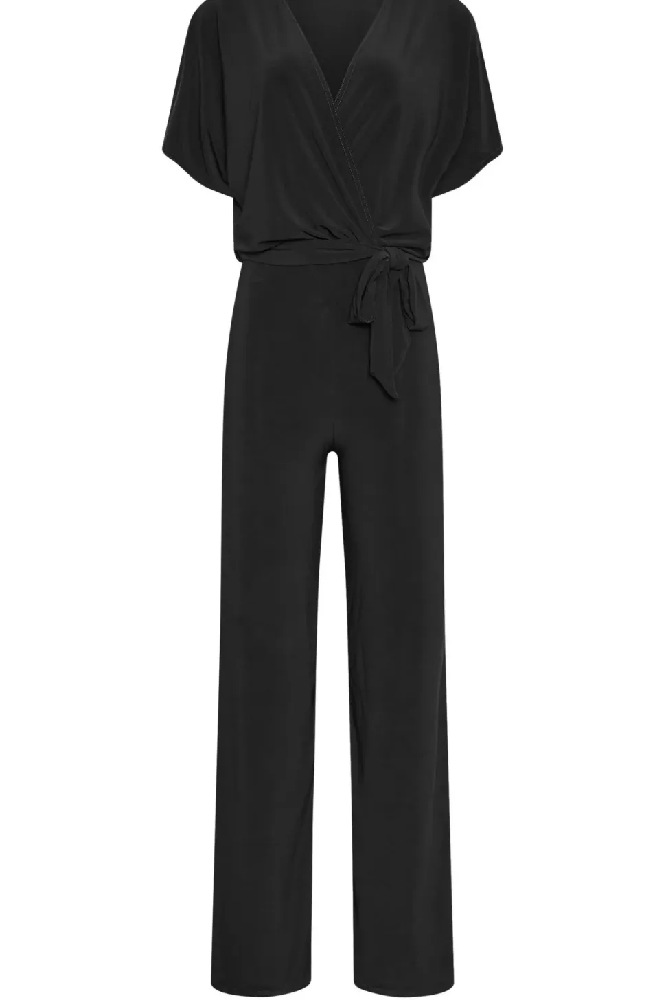 Tall V-Neck Wrap Jumpsuit