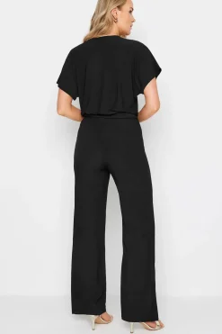 Tall V-Neck Wrap Jumpsuit