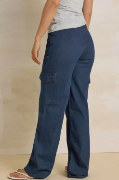 Tall Wide Leg Cargo Trousers