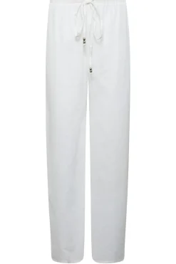 Tall Wide Leg Cotton Trousers