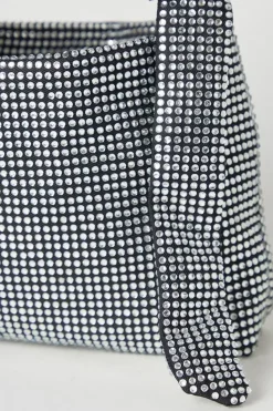 Tamara Diamante Knot Detail Shoulder Bag
