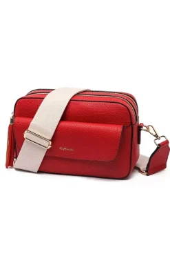 Tassel Front Pocket Crossbody Bag