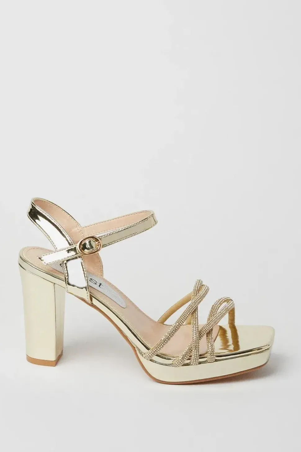 Taylor Diamante Platform Heeled Sandals