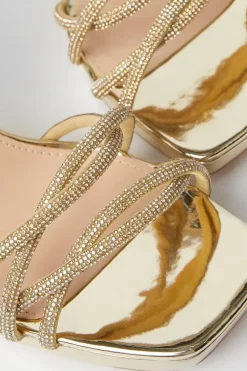 Taylor Diamante Platform Heeled Sandals