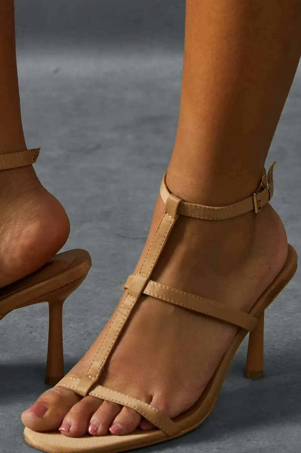 T Bar Padded Sole Heels