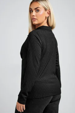 Textured Button Through Shirt