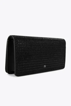 Textured Croc Print Cross Body Grab Bag