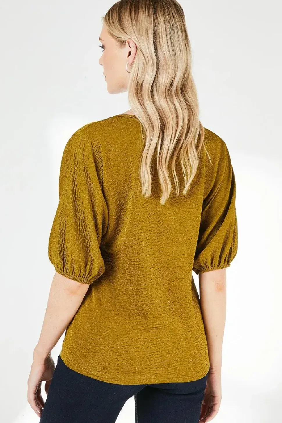 Textured Jersey Top