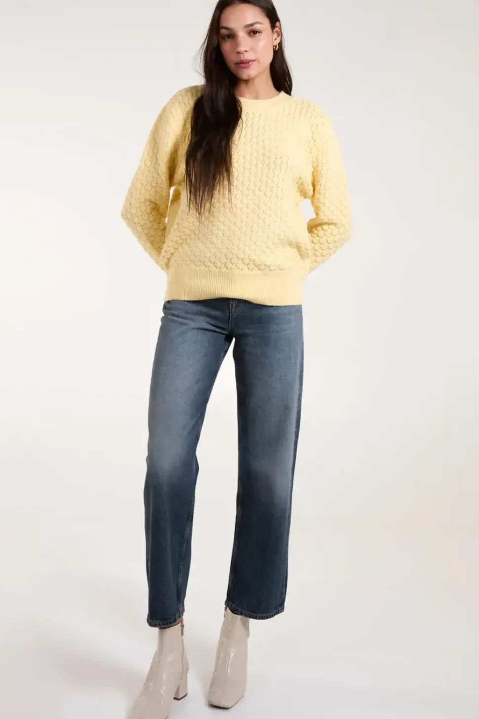 Textured Knit Jumper