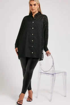 Textured Longline Shirt
