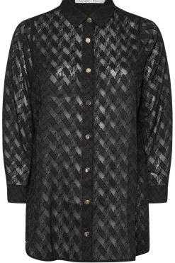 Textured Longline Shirt
