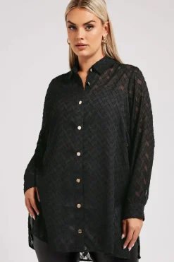 Textured Longline Shirt