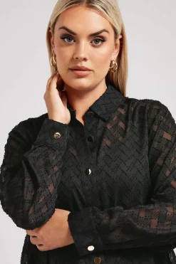 Textured Longline Shirt