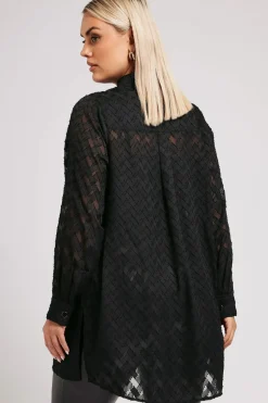 Textured Longline Shirt