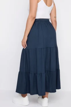 Textured Maxi Skirt