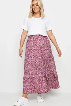 Textured Maxi Skirt