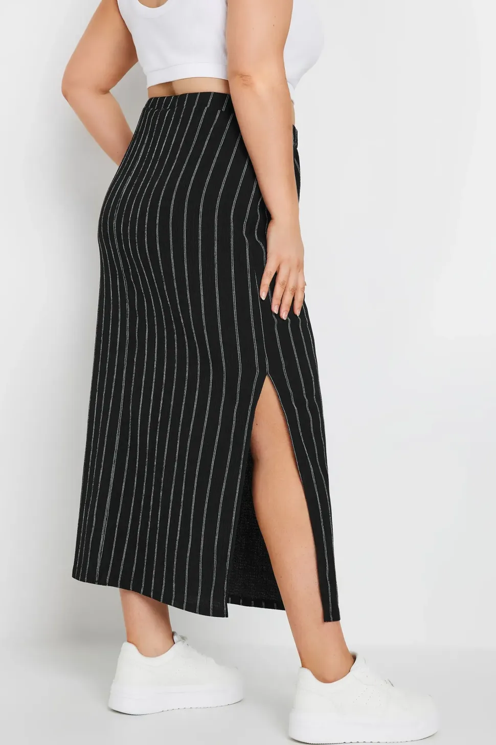 Textured Maxi Skirt