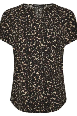 Textured Notch Neck Top