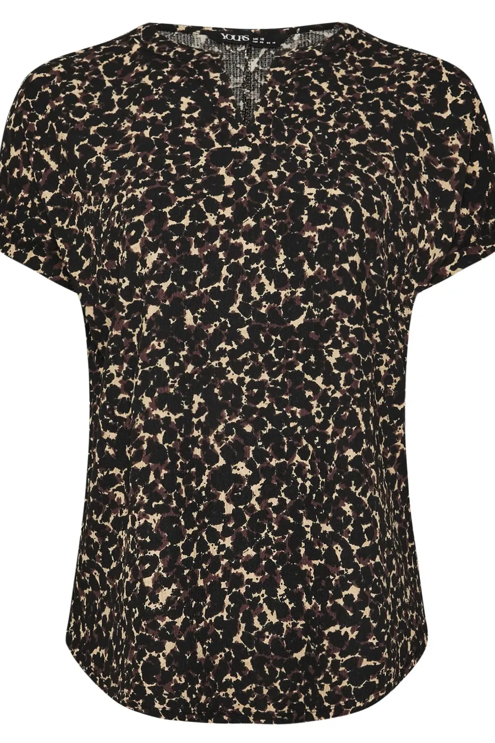Textured Notch Neck Top