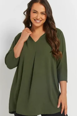 Textured Pleat Front Shirt