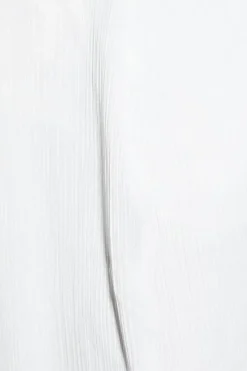 Textured Satin Dipped Waist Straight Leg Trouser