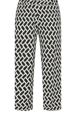 Textured Wide Leg Trousers