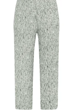 Textured Wide Leg Trousers