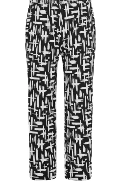 Textured Wide Leg Trousers