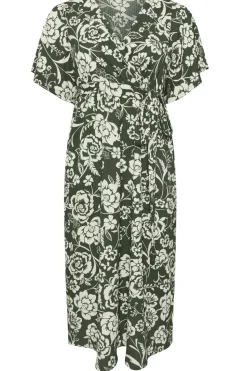 Textured Wrap Dress