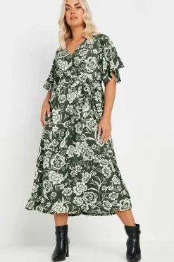 Textured Wrap Dress