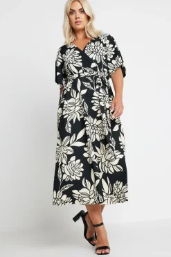 Textured Wrap Dress