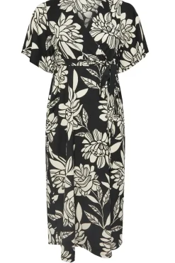 Textured Wrap Dress