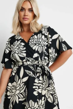 Textured Wrap Dress