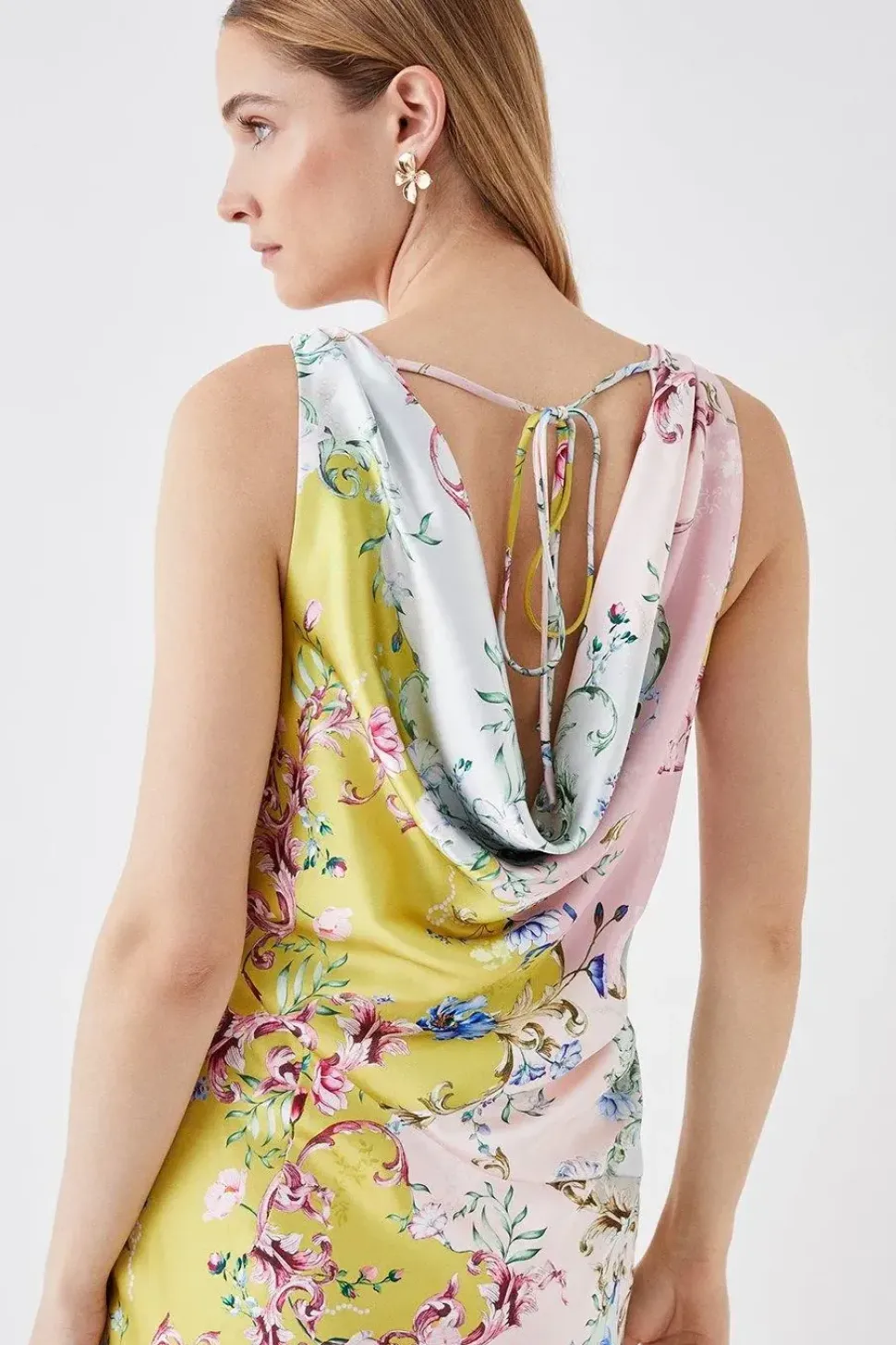 The Collector Satin Bias Cut Midaxi Dress