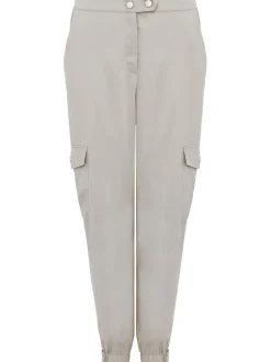 Theodora Tapered Cargo Jogger-Plain