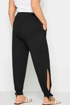 Tie Detail Harem Joggers