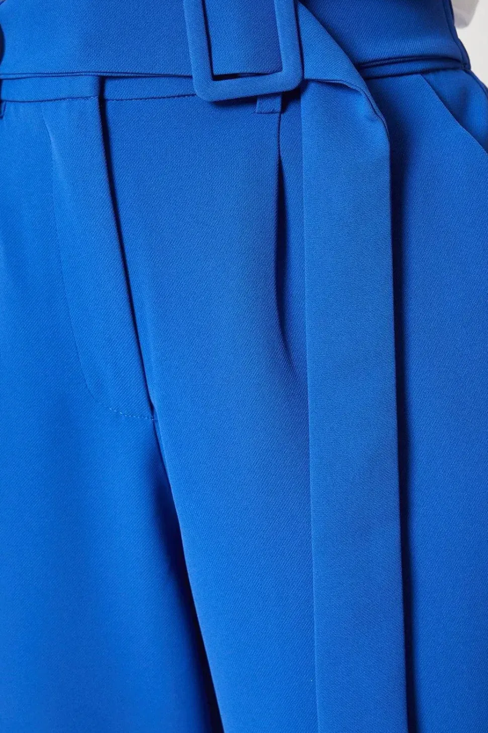 Tie Detail High Waisted Trousers
