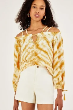Tie Dye Printed Long Sleeve Top