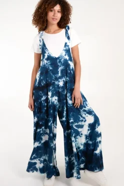 Tie Dye Wide Leg Jumpsuit