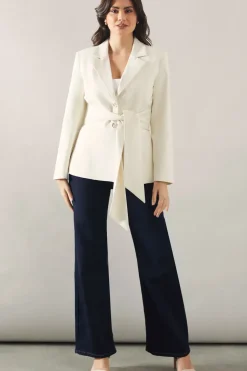 Tie Front Blazer