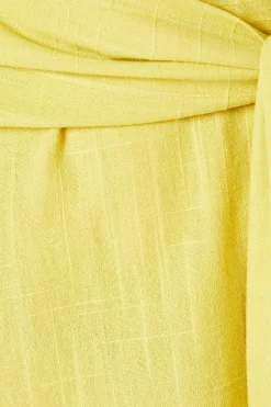 Tie Front Shirt Midi Dress