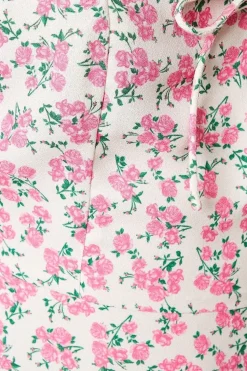 Tie Front Sweetheart Neck Top