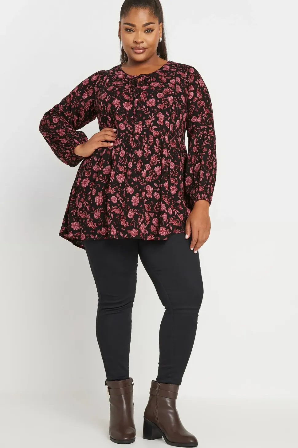 Tie Neck Blouse