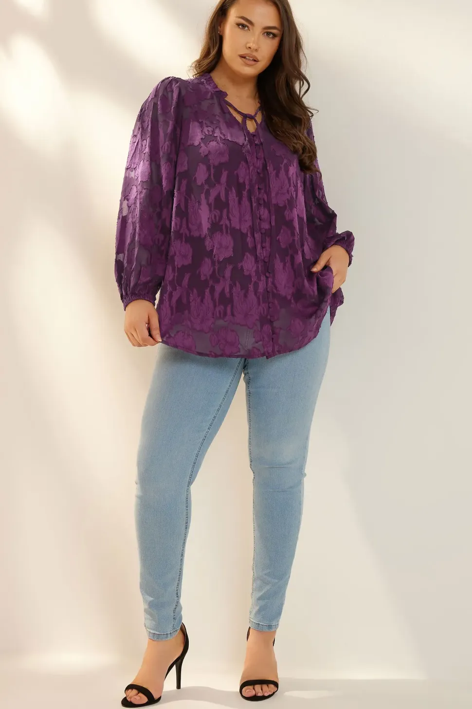 Tie Neck Blouse