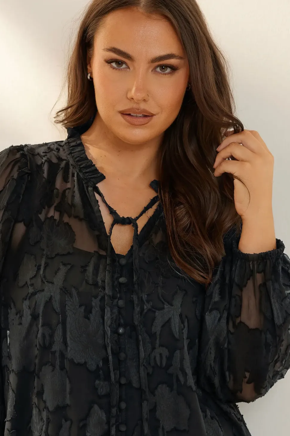 Tie Neck Blouse