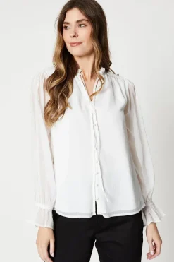 Tie Neck Boho Blouse